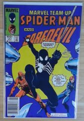 C0257: Marvel Team-Up: Spider-Man And Daredevil: #141: 2nd App Black Suit: 7.0 FN/VF